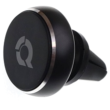 Автомобильный магнитный держатель QAYAN QH-116 для смартфона, в решетку воздуховода, цвет черно серебристый Автомобильный магнитный держатель QAYAN QH-116 для смартфона, в решетку воздуховода, цвет черно серебристый