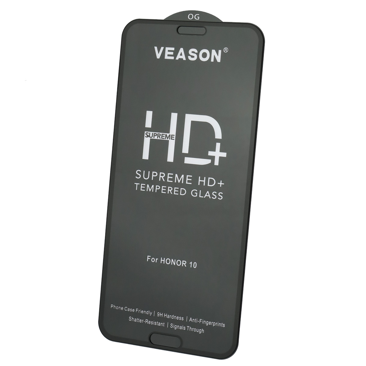 Защитное стекло VEASON HD+ для HUAWEI Honor 10 (COL-L29), P20 (EML-L29), цвет окантовки черный