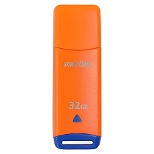 Флешка USB 2.0 32GB SMARTBUY Easy, цвет оранжевый