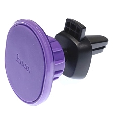 Автомобильный магнитный держатель HOCO H1 Air Outlet для смартфона, в воздуховод, цвет фиолетовый