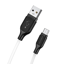 Кабель BOROFONE BX42 Encore micro USB, 2.4A, длина 1 метр, цвет черно белый