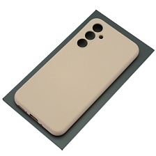 Чехол накладка NANO для SAMSUNG Galaxy A54 5G, силикон, бархат, цвет розовый песок