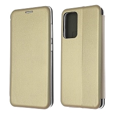 Чехол книжка STYLISH для SAMSUNG Galaxy A52 (SM-A525), экокожа, визитница, цвет золотистый