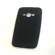 Чехол накладка J-Case THIN для SAMSUNG Galaxy J1 2016 (SM-J120), силикон, цвет черный