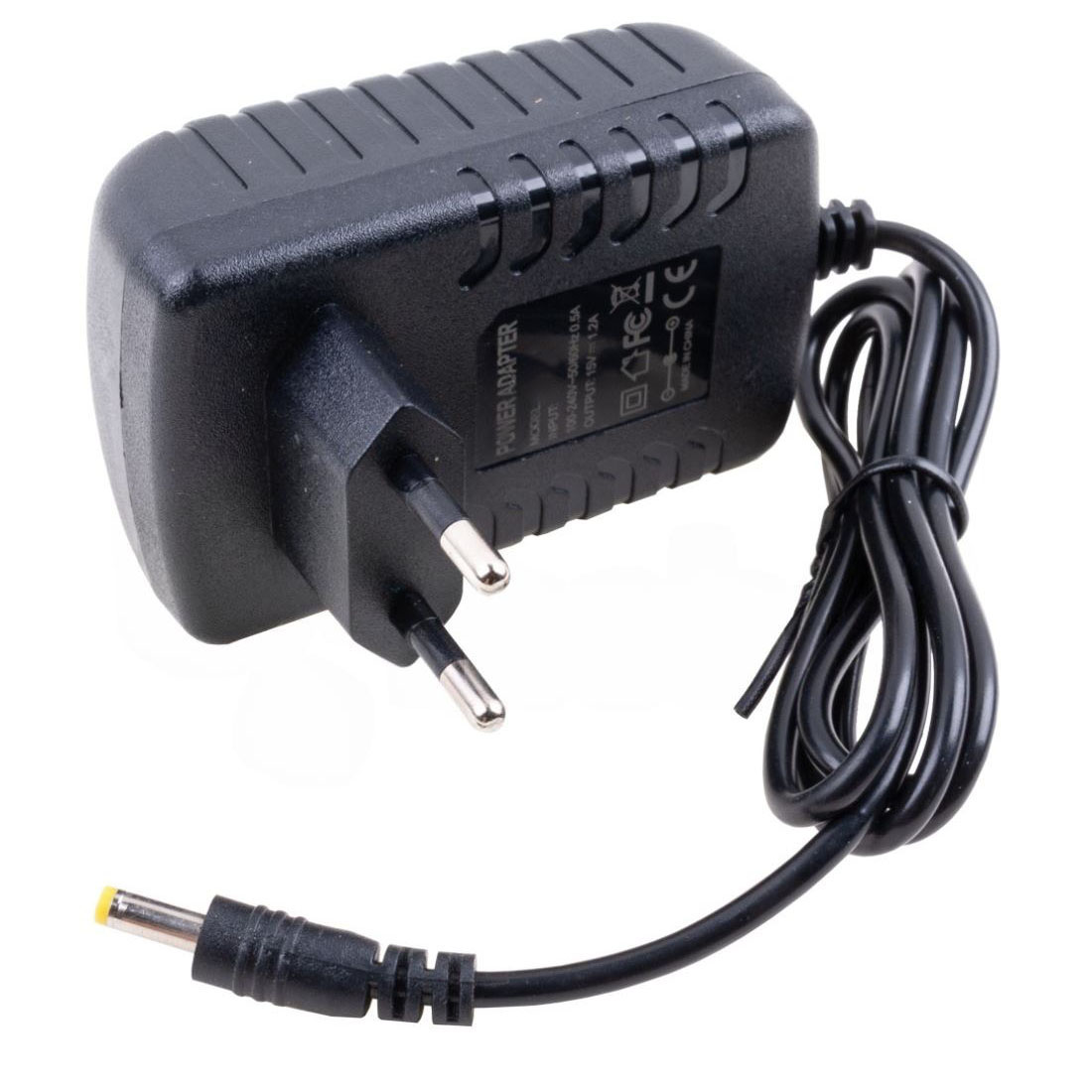 Блок питания AF04 для Яндекс станции мини 2 (Алиса), 15V-1.25A, штекер 4.0*1.7 мм, длина 1 метр, цвет черный