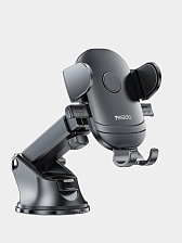 Автомобильный держатель YESIDO C138 на вакуумной присоске для смартфона, на приборную панель, цвет черный