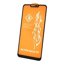 Защитное стекло 9H Rinbo для HUAWEI Honor 8C, цвет окантовки черный.