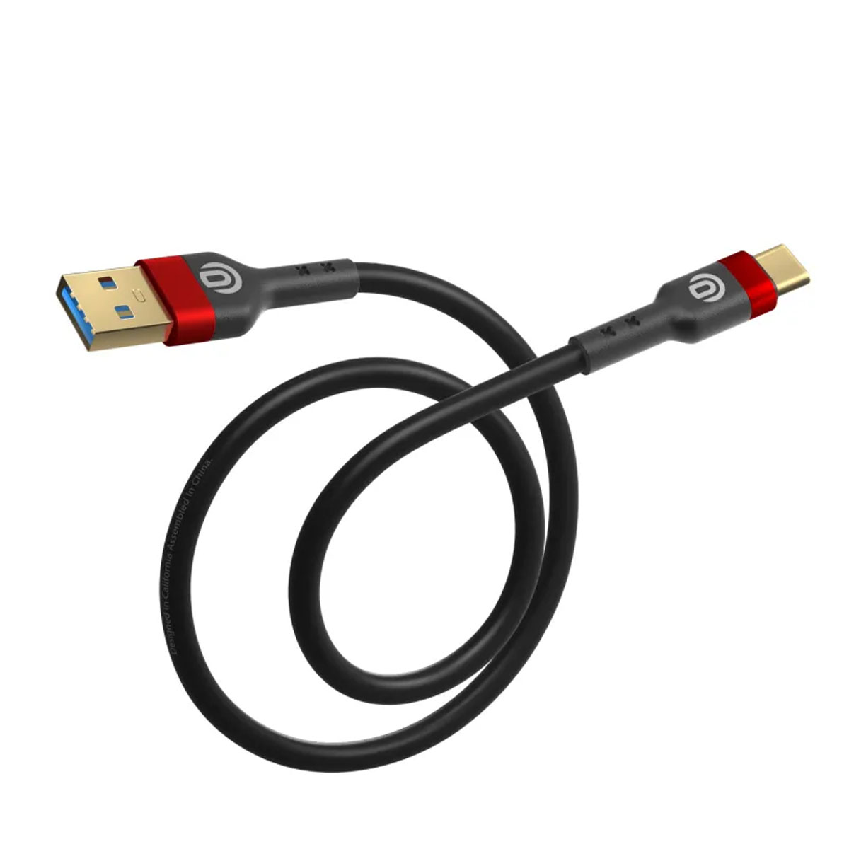 Кабель DREAM DC04 USB Type C, 2.4A, QC3.0, длина 1 метр, цвет черный