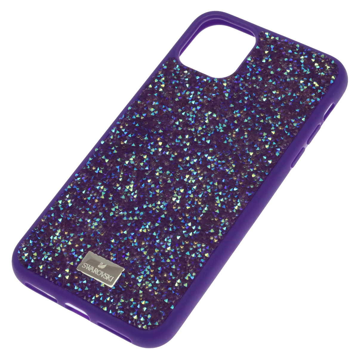 Чехол накладка для APPLE iPhone 11 Pro Max, стразы, цвет фиолетовый