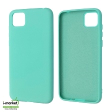 Чехол накладка Silicon Cover для HUAWEI Honor 9S (DUA-LX9), Y5P 2020, силикон, бархат, цвет бирюзовый