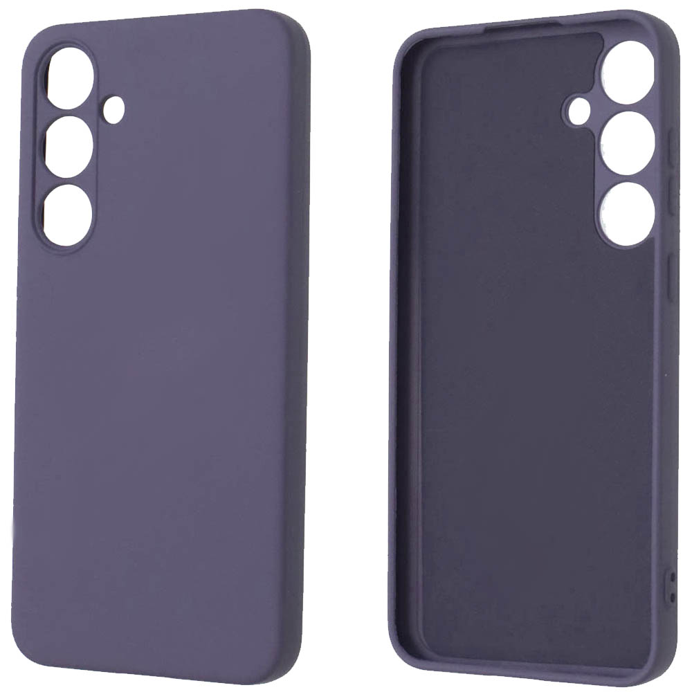 Чехол накладка NANO для SAMSUNG Galaxy S24 Plus, Galaxy S25 Plus, силикон, бархат, цвет космический серый