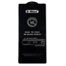 Защитное стекло 6D G-Rhino для GOOGLE PIXEL 6A, цвет окантовки черный