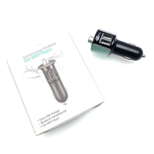 FM модулятор BT-G9 Dual USB MP3 3.1A, цвет черный