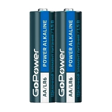 Батарейка GOPOWER Super POWER LR6 AA Shrink 2 Alkaline 1.5V Батарейка GOPOWER Super POWER LR6 AA Shrink 2 Alkaline 1.5V
