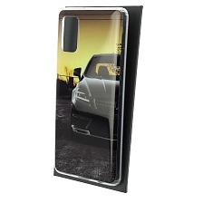 Чехол накладка Vinil для SAMSUNG Galaxy A41 (SM-A415), силикон, рисунок Mercedes AMG