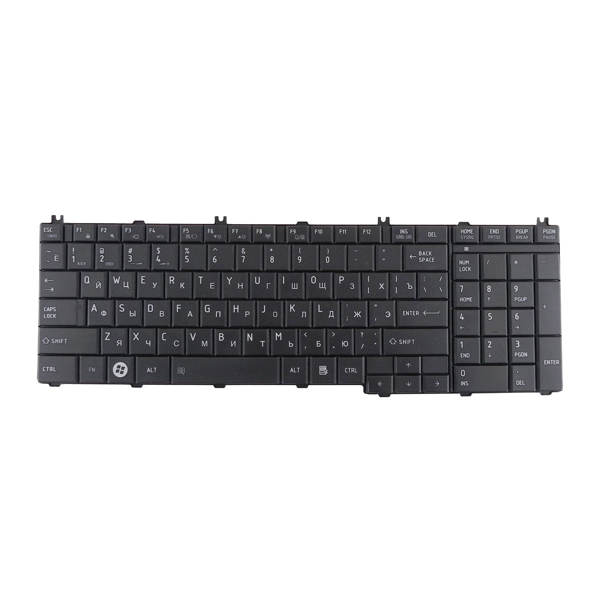 Клавиатура для ноутбука TOSHIBA Satelite C650, цвет черный