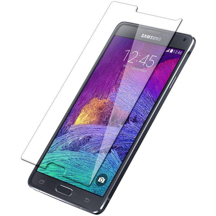 Защитное стекло (Samsung Note4) 0.3мм/односторонее/бесцветное, в картоне.