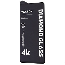 Защитное стекло VEASON DIAMOND GLASS для TECNO Spark 20, Spark 20C, Spark 20P, Spark GO 2024, INFINIX Hot 40i, Smart 8 Plus, цвет окантовки черный