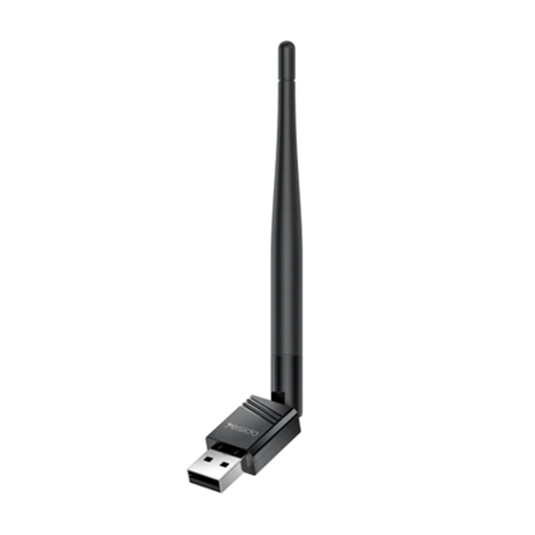 Беспроводной Wi-Fi USB адаптер YESIDO WP11, 2.4ГГц, Wi-FI 4, 150Mbs, цвет черный