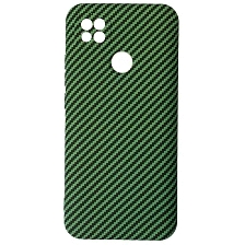 Чехол накладка KING для XIAOMI Redmi 9C, Redmi 10A, силикон, бархат, карбон, цвет зеленый Чехол накладка KING для XIAOMI Redmi 9C, Redmi 10A, силикон, бархат, карбон, цвет зеленый