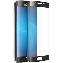 Защитное стекло 3D для SAMSUNG Galaxy S7 EDGE SM-G935 чёрный кант толщина 0,26mm 2Д.