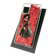 Чехол накладка TransFusion для SAMSUNG Galaxy A71 (SM-A715), силикон, переливашка, рисунок DG.