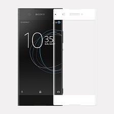 Защитное стекло 3D для Sony XA1 Белое 177GSM.