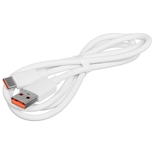 Кабель HOCO X96 USB на USB Type C, 6A, 100W, длина 1 метр, цвет белый