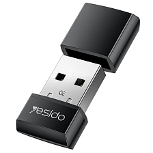 Беспроводной Wi-Fi USB адаптер YESIDO WP10, 2.4ГГц, Wi-FI 4, 150Mbs, цвет черный