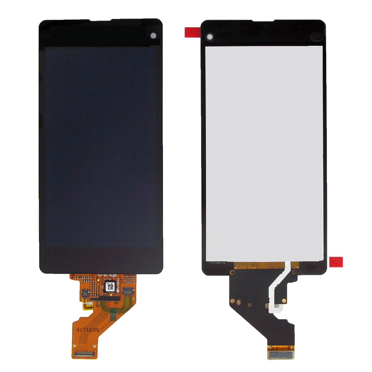 Дисплей в сборе с тачскрином для SONY Z1 compact (D5503), цвет черный.