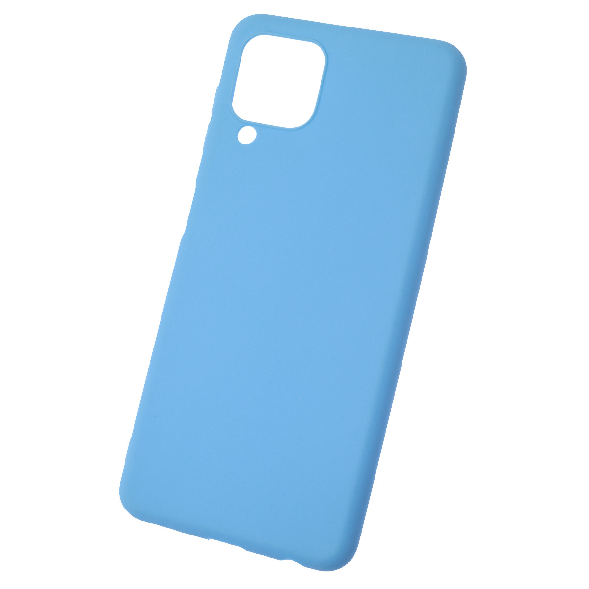 Чехол накладка для SAMSUNG Galaxy A22 4G (SM-A225F), M22 (SM-M225F), M32 (SM-M325F), силикон, цвет голубой