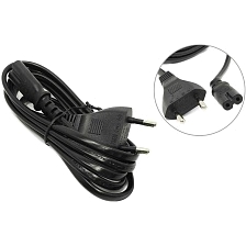 Кабель питания для аудио-видео техники, 1.2 метра, 220V (шнур питания восьмёрка)