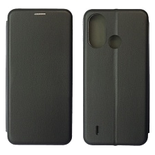 Чехол книжка STYLISH для ITEL A49, экокожа, визитница, цвет черный