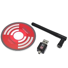 Wi-Fi адаптер MRM W02, антенна 2 дБ, скорость 150 Мб/с, 2.4 ГГц, цвет черный Wi-Fi адаптер MRM W02, антенна 2 дБ, скорость 150 Мб/с, 2.4 ГГц, цвет черный
