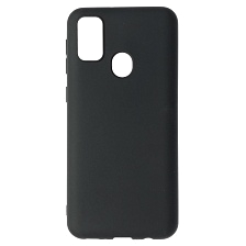 Чехол накладка Fashion Case для SAMSUNG Galaxy M21 (SM-M215), силикон, цвет черный