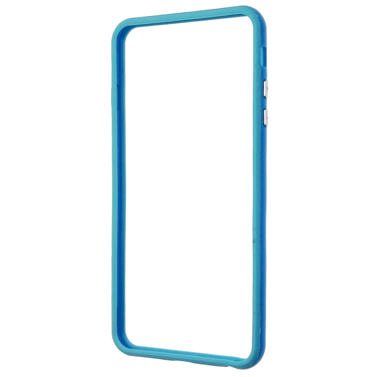 Бампер для APPLE iPhone 6 Plus, iPhone 6S Plus, силикон, пластик, цвет голубой