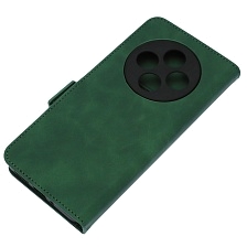 Чехол книжка NICE для XIAOMI Redmi 14C, POCO C75, защита камеры, экокожа, силикон, цвет темно зеленый