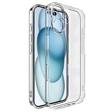 Чехол накладка для APPLE iPhone 17, защита камеры, усиленные края, силикон, прозрачный