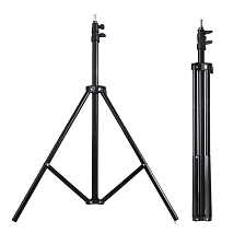 Трипод (Штатив) для кольцевой лампы, длина 2.1 метра, цвет черный (распродажа)