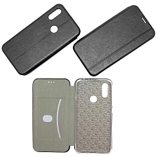 Чехол книжка VINTAGE LiNE для XIAOMI Redmi 7, экокожа, визитница, цвет черный
