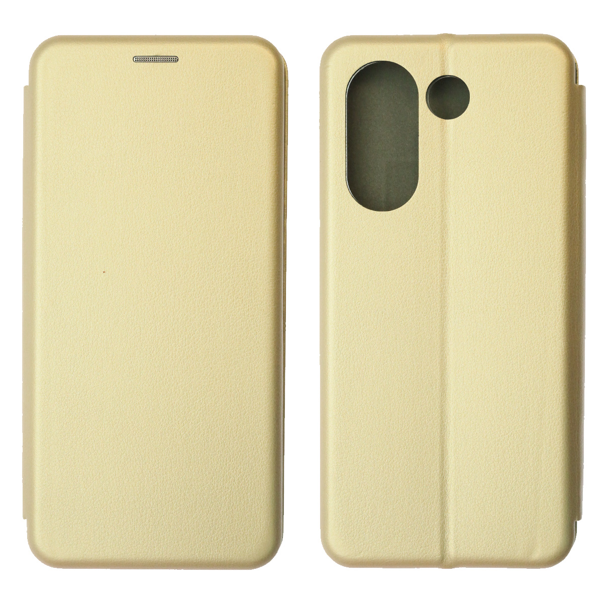 Чехол книжка STYLISH для TECNO Camon 20 4G, TECNO Camon 20 Pro 4G, экокожа, визитница, цвет золотистый