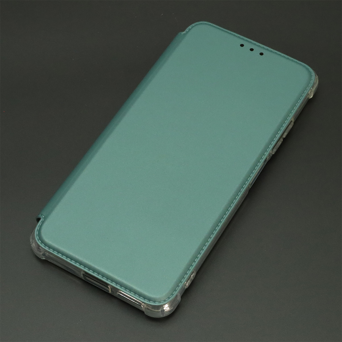 Чехол книжка для XIAOMI Redmi Note 11 Pro, Redmi Note 11 Pro 5G, экокожа, визитница, цвет темно зеленый