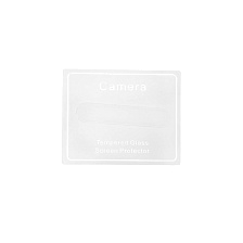 Защитное стекло 0.33 для задней камеры Realme 6 Pro, закругленные края, цвет прозрачный