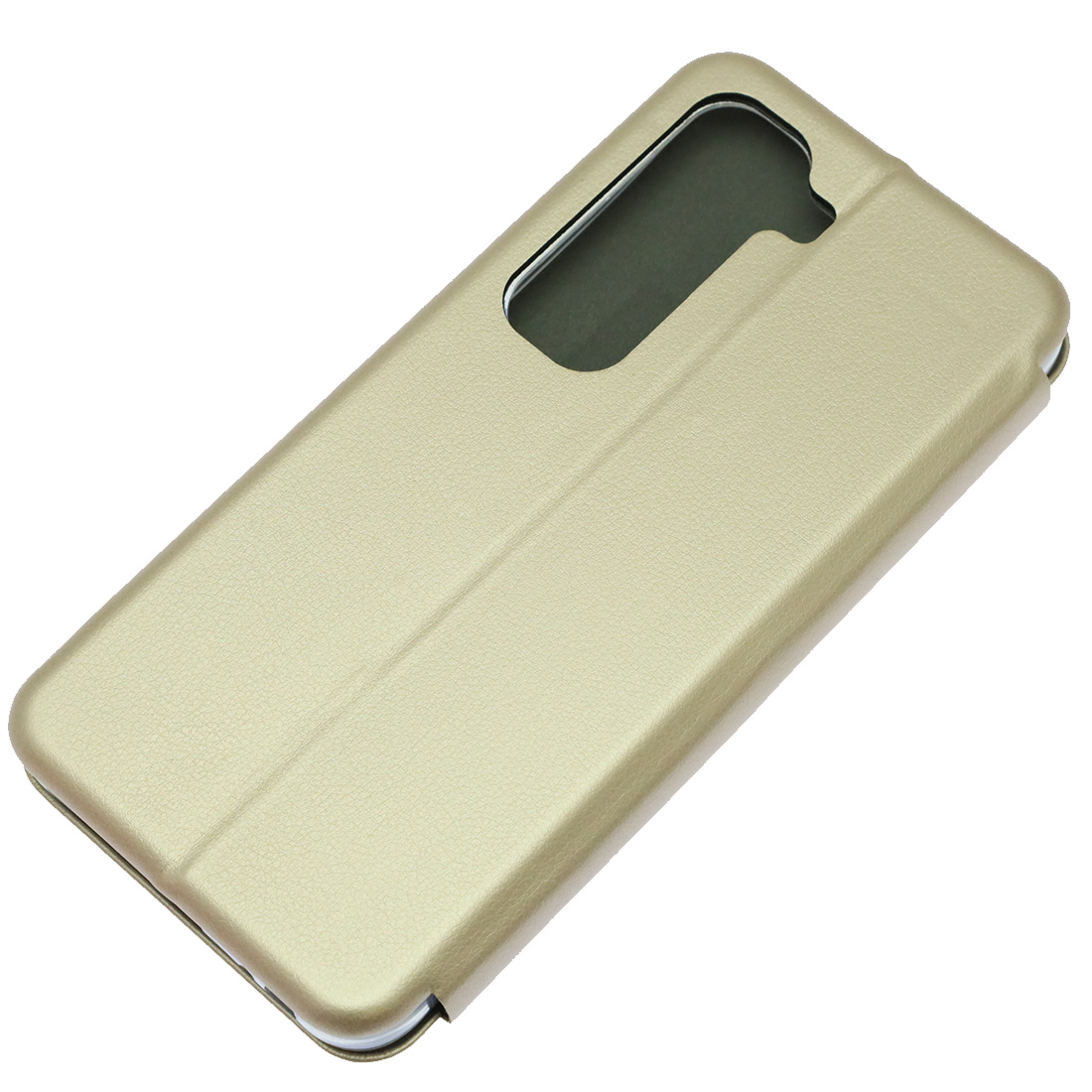 Чехол книжка STYLISH для INFINIX Hot 50, экокожа, визитница, цвет золотистый