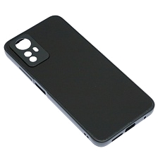 Чехол накладка для XIAOMI Redmi Note 12S, защита камеры, силикон, пластик, цвет черный
