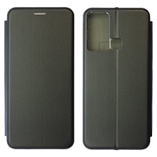 Чехол книжка STYLISH для INFINIX Hot 12i, экокожа, визитница, цвет черный Чехол книжка STYLISH для INFINIX Hot 12i, экокожа, визитница, цвет черный