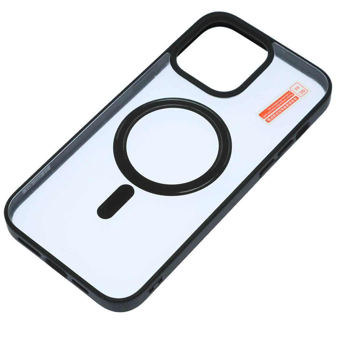 Чехол накладка Magnetic с поддержкой MagSafe для APPLE iPhone 14 Pro Max, силикон, цвет окантовки черный Чехол накладка Magnetic с поддержкой MagSafe для APPLE iPhone 14 Pro Max, силикон, цвет окантовки черный