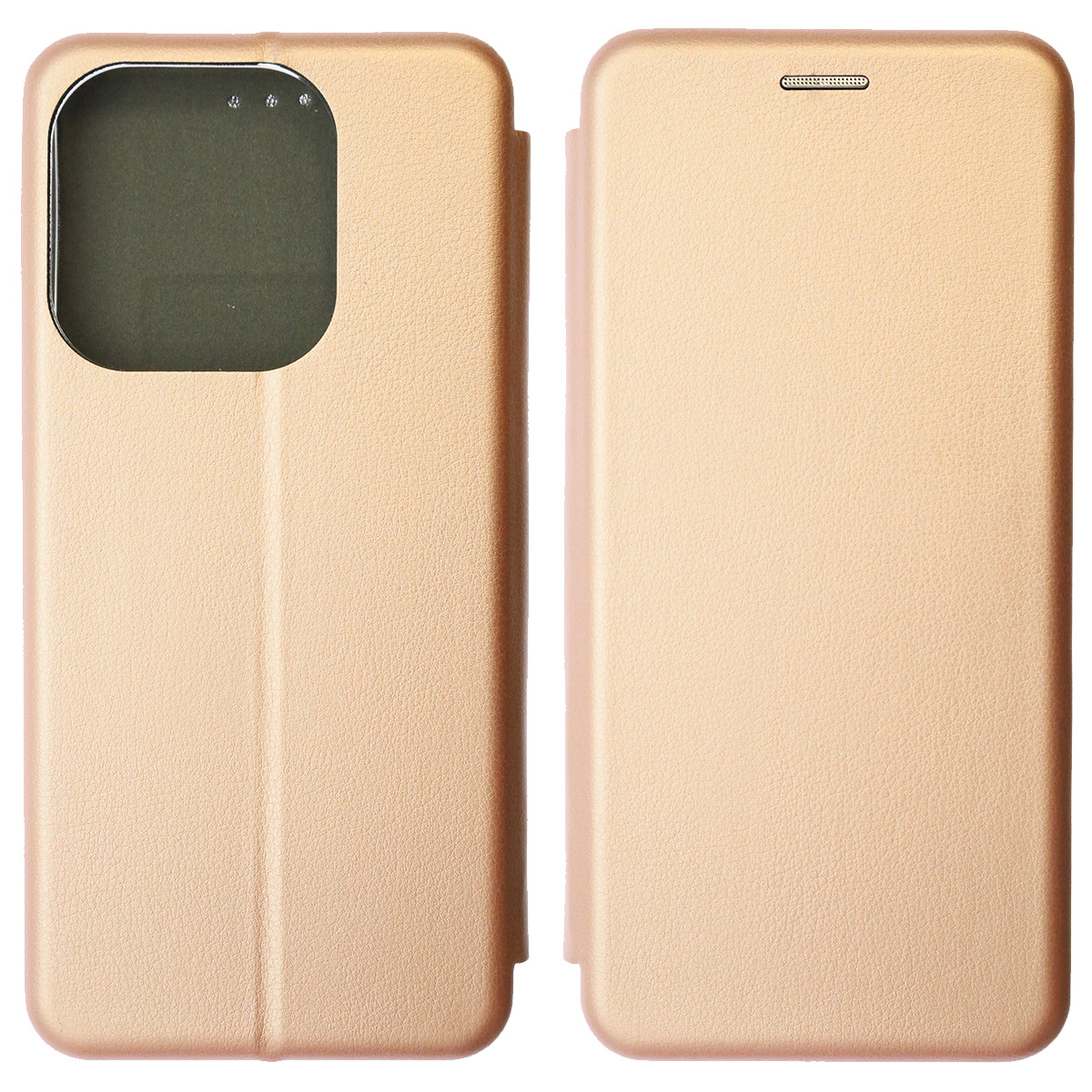 Чехол книжка STYLISH для TECNO Spark Go 2023, TECNO POP 7 Pro, TECNO POP 7, INFINIX SMART 7, INFINIX SMART 7 HD, экокожа, визитница, цвет розовое золото Чехол книжка STYLISH для TECNO Spark Go 2023, TECNO POP 7 Pro, TECNO POP 7, INFINIX SMART 7, INFINIX SMART 7 HD, экокожа, визитница, цвет розовое золото