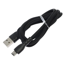 Кабель EARLDOM EC-092M Micro USB, 3A, длина 1 метр, цвет черный