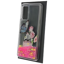 Чехол накладка для SAMSUNG Galaxy A32 4G (SM-A325F), силикон, переливашка, рисунок Духи Miss
